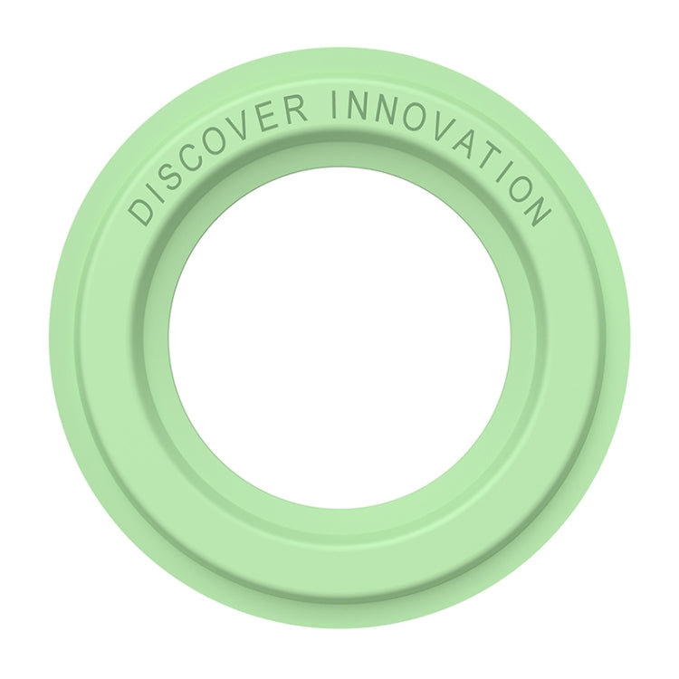 NILLKIN Portable PU Leather Magnetic Ring Sticker (Green) - Hand-Sticking Bracket by NILLKIN | Online Shopping South Africa | PMC TechLife | Buy Now Pay Later Mobicred