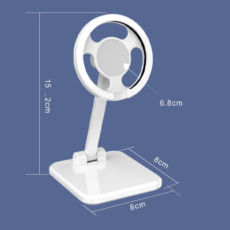 F8 Foldable Magnetic 360-degree Rotating Bracket for MagSafe Magnetic Wireless Charger (Pink) - Desktop Holder by PMC TechLife | Online Shopping South Africa | PMC TechLife