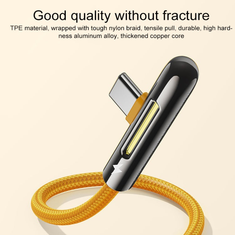 ROCK M3 8 Pin T-shape PD Fast Charging Data Cable, Length: 1m(Orange) - Normal Style Cable by ROCK | Online Shopping South Africa | PMC TechLife
