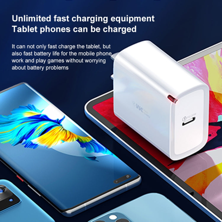 WK WP-U108 20W PD Fast Charger, Plug Type: CN Plug - USB Charger by WK | Online Shopping South Africa | PMC Jewellery