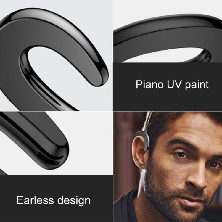 B18 Bone Conduction Bluetooth V4.1 Sports Headphone Earhook Headset, For iPhone, Samsung, Huawei, Xiaomi, HTC and Other Smart Phones or Other Bluetooth Audio Devices(Black) - Bluetooth Earphone by PMC Jewellery | Online Shopping South Africa | PMC Jewellery