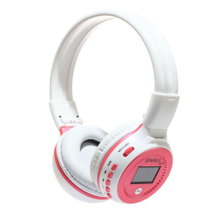 ZEALOT B570 Stereo Wired Wireless Bluetooth Subwoofer Headset with LED Color Screen Design & HD Microphone & FM, For Mobile Phones & Tablets & Laptops, Support 32GB TF Card Maximum(Pink) - Headset & Headphone by ZEALOT | Online Shopping South Africa | PMC Jewellery