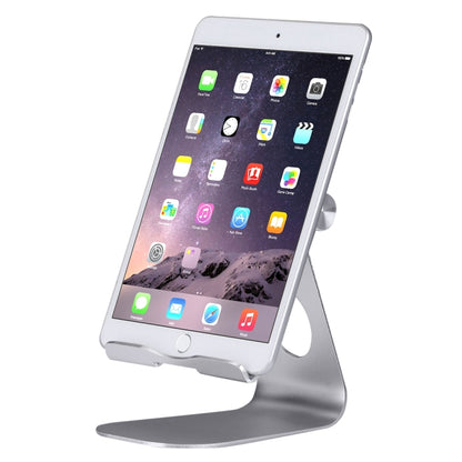 Exquisite Folding Adjustable Pivot Aluminium Alloy Desktop Holder Stand DOCK Cradle(Silver) - Desktop Holder by PMC Jewellery | Online Shopping South Africa | PMC Jewellery