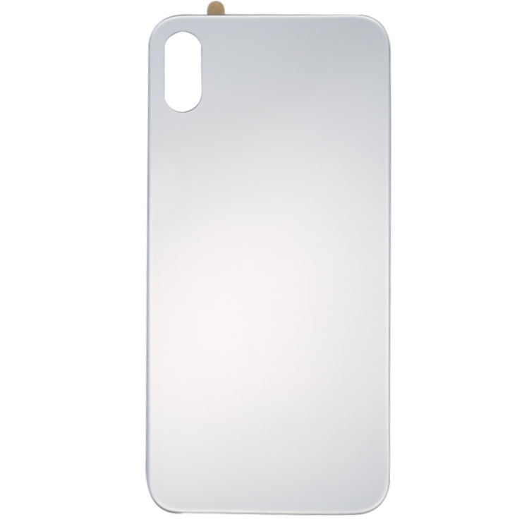 Glass Mirror Surface Battery Back Cover for iPhone X(Silver) - Back Cover by PMC Jewellery | Online Shopping South Africa | PMC Jewellery