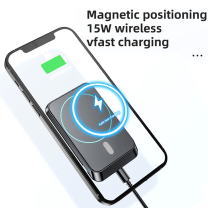 JJT-969 15W Max Output Magnetic Car Air Outlet Bracket Wireless Charger(Black) - Wireless Charger Holders by PMC Jewellery | Online Shopping South Africa | PMC Jewellery