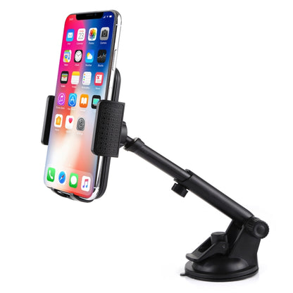 Universal Rotatable Adjustment Car Windshield Mobile Phone Holder with Suction Cup (Black) - Car Holders by PMC Jewellery | Online Shopping South Africa | PMC Jewellery