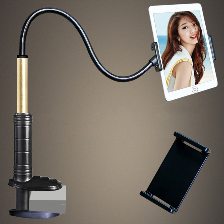 Aluminum-magnesium Alloy Free-Rotating Lazy Bracket Universal Mobile Phones Tablet PC Stand, Suitable for 4-12.9 inch Mobile Phones / Tablet PC, Length: 1.2m(Black Gold) - Lazy Bracket by PMC Jewellery | Online Shopping South Africa | PMC Jewellery