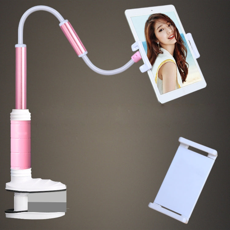 Aluminum-magnesium Alloy Free-Rotating Lazy Bracket Universal Mobile Phones Tablet PC Stand, Suitable for 4-12.9 inch Mobile Phones / Tablet PC, Length: 1.3m (Pink) - Lazy Bracket by PMC Jewellery | Online Shopping South Africa | PMC Jewellery