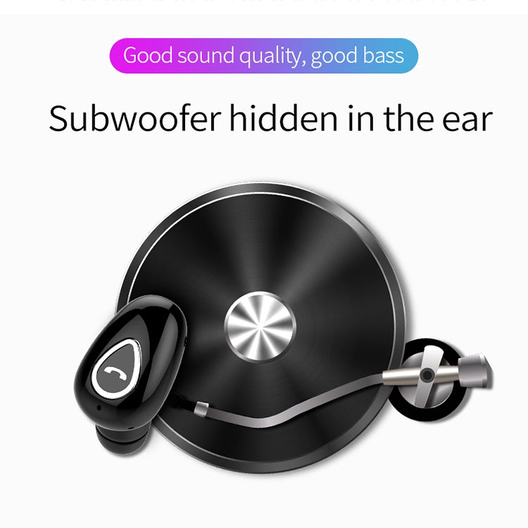 YX01 Sweatproof Bluetooth 4.1 Wireless Bluetooth Earphone, Support Memory Connection & HD Call (Black) - Bluetooth Earphone by PMC TechLife | Online Shopping South Africa | PMC TechLife