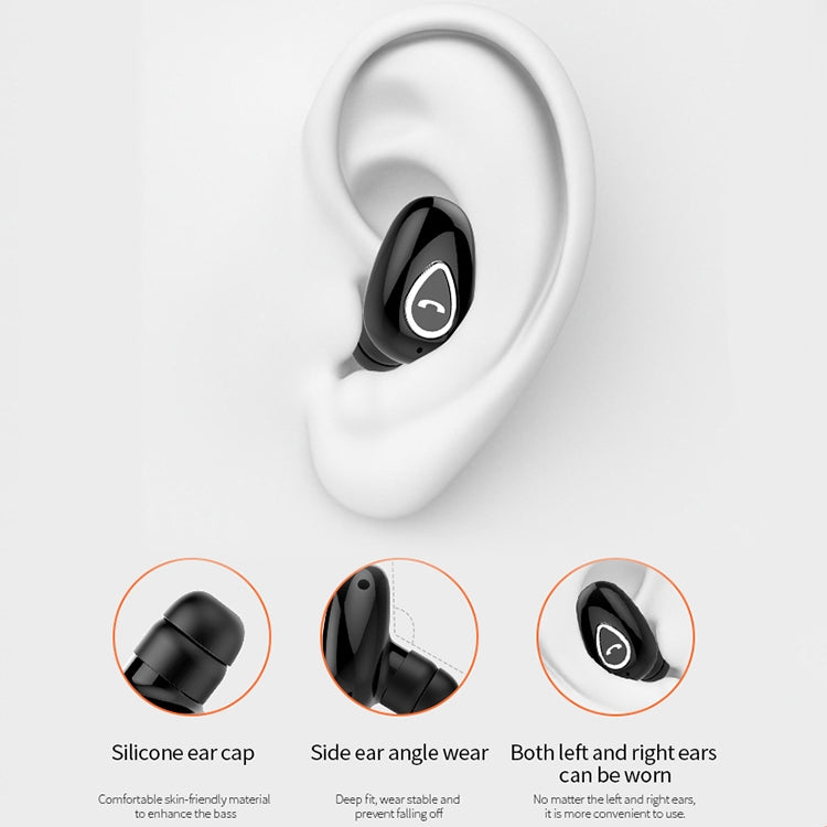 YX01 Sweatproof Bluetooth 4.1 Wireless Bluetooth Earphone, Support Memory Connection & HD Call (White) - Bluetooth Earphone by PMC Jewellery | Online Shopping South Africa | PMC Jewellery