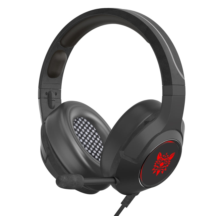 ONIKUMA K9 Single Plug RGB Adjustable Gaming Headphone with Microphone(Black) - free shipping - PMC TechLife - Order now!