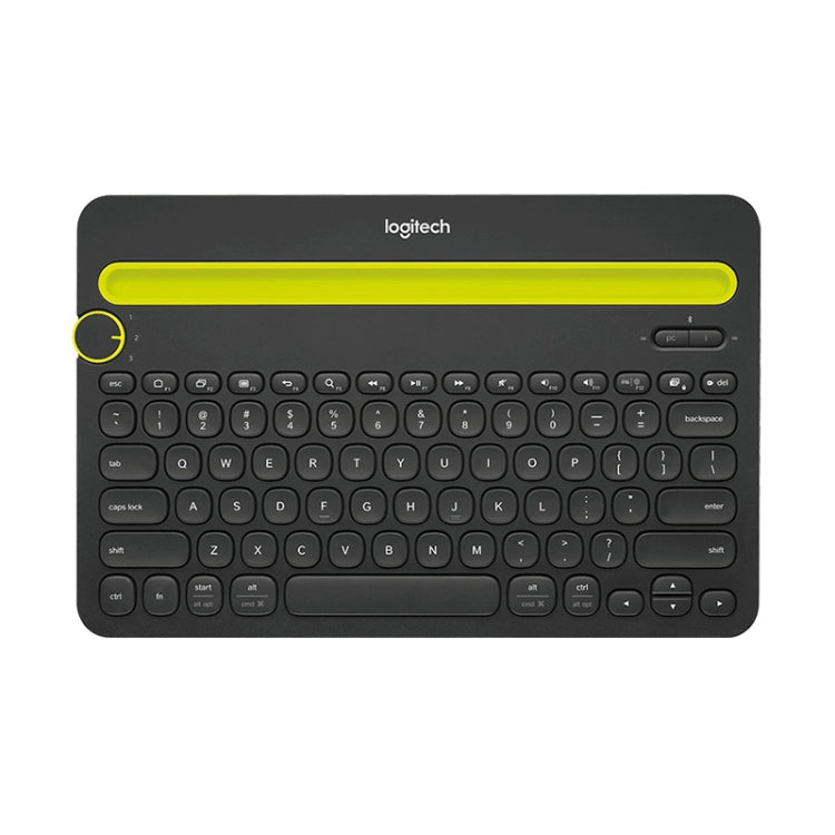 Logitech K480 Multi-device Bluetooth 3.0 Wireless Bluetooth Keyboard with Stand (Black) - Wireless Keyboard by Logitech | Online Shopping South Africa | PMC Jewellery | Buy Now Pay Later Mobicred