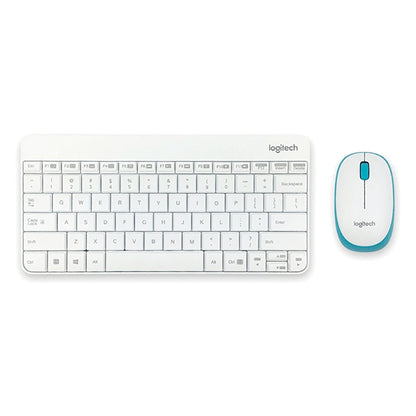 Logitech MK245 Nano Wireless Keyboard Mouse Set (White) - Wireless Keyboard by Logitech | Online Shopping South Africa | PMC Jewellery | Buy Now Pay Later Mobicred