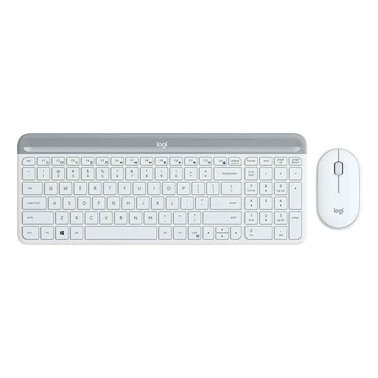 Logitech MK470 Wireless Silence Keyboard Mouse Set (White) - free shipping - PMC TechLife - Order now!