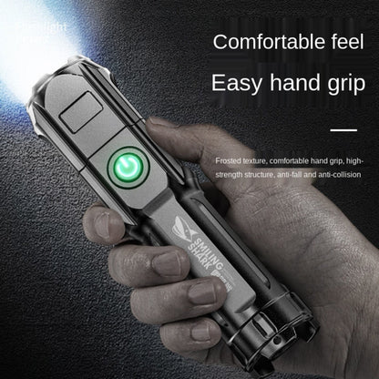 SMILING SHARK 622A Telescopic Focusing Three-gear Bright LED Flashlight - LED Flashlight by PMC Jewellery | Online Shopping South Africa | PMC Jewellery