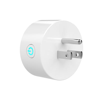 10A Round Shape WiFi Mini Plug APP Remote Control Timing Smart Socket Works with Alexa & Google Home, AC 100-240V, US Plug - Smart Socket by PMC Jewellery | Online Shopping South Africa | PMC Jewellery