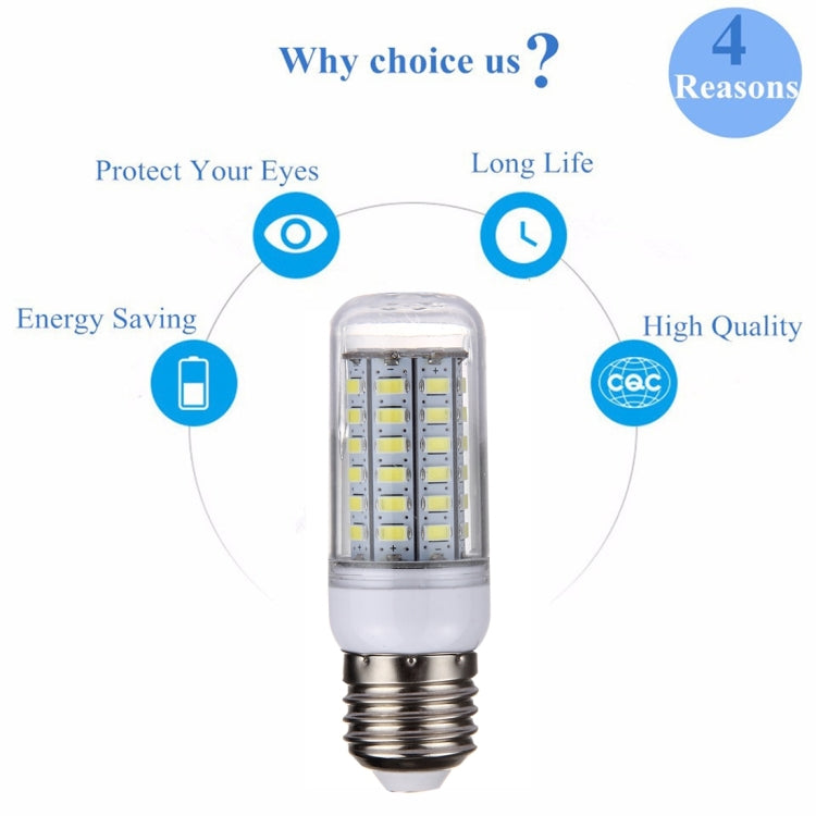 E27 5W LED Corn Light, 56 LEDs SMD 5730 Bulb, AC 220V - SMD 5730 by PMC Jewellery | Online Shopping South Africa | PMC Jewellery