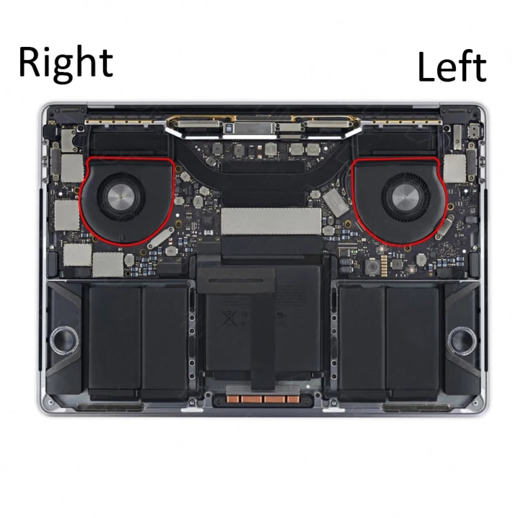 1 Pairs CPU Cooling Cooler Fan For MacBook Pro A1989 13 inch 2018 2019 - Cooling Fan by PMC TechLife | Online Shopping South Africa | PMC TechLife