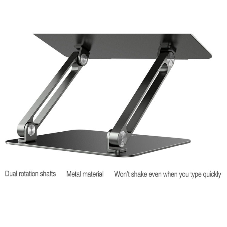 NILLKIN ProDesk Adjustable Aluminum Alloy Laptop Notebook Stand Holder (Silver) - MacBook Holder by NILLKIN | Online Shopping South Africa | PMC Jewellery