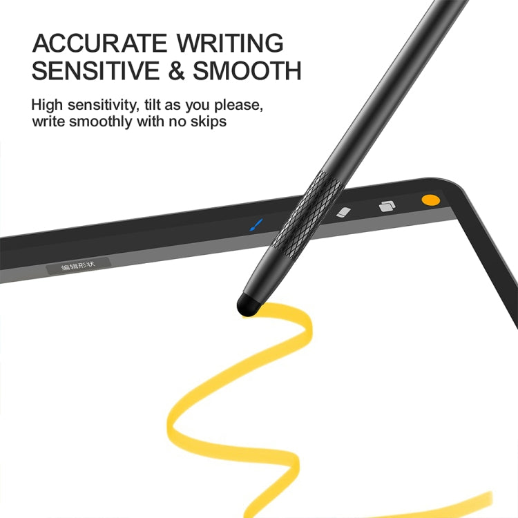 JOYROOM JR-DR01 Universal Dual-head Replaceable Silicone Tips Passive Tablet Stylus Pen (Black) - Stylus Pen by JOYROOM | Online Shopping South Africa | PMC TechLife
