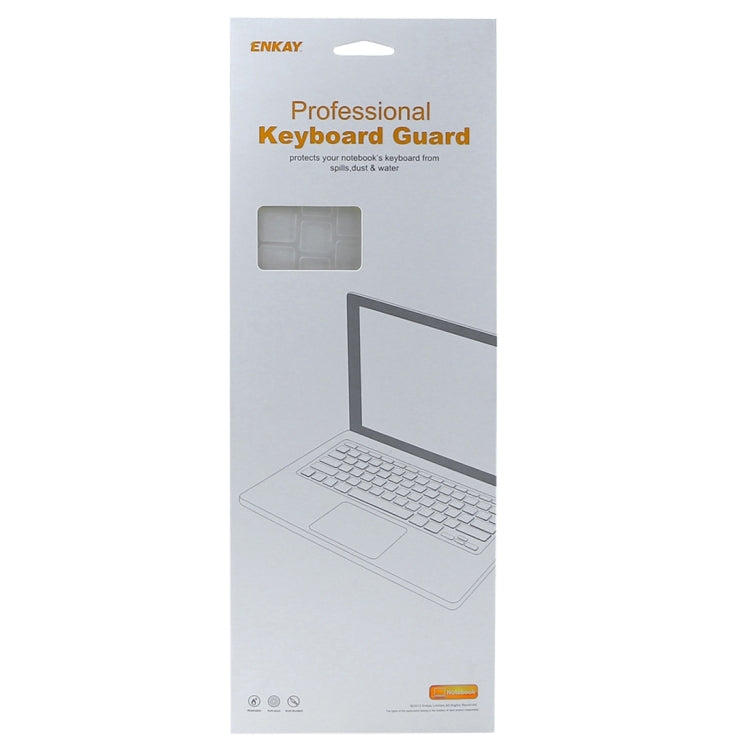 ENKAY Hat-Prince 2 in 1 Crystal Hard Shell Plastic Protective Case + US Version Ultra-thin TPU Keyboard Protector Cover for 2016 New MacBook Pro 13.3 inch with Touchbar (A1706)(Transparent) - MacBook Pro Cases by ENKAY | Online Shopping South Africa | PMC TechLife | Buy Now Pay Later Mobicred