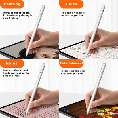 P7-LS Active Capacitive Stylus Pen with Palm Rejection for iPad After 2018 Version(White) - Stylus Pen by PMC Jewellery | Online Shopping South Africa | PMC Jewellery