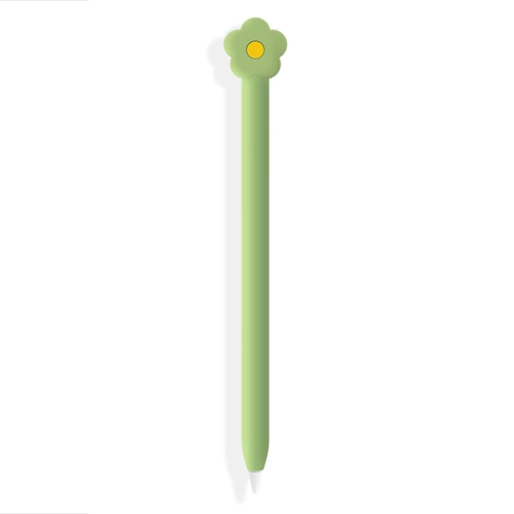 Cute Cartoon Silicone Protective Cover for Apple Pencil 2(Green) - Pencil Accessories by PMC Jewellery | Online Shopping South Africa | PMC Jewellery