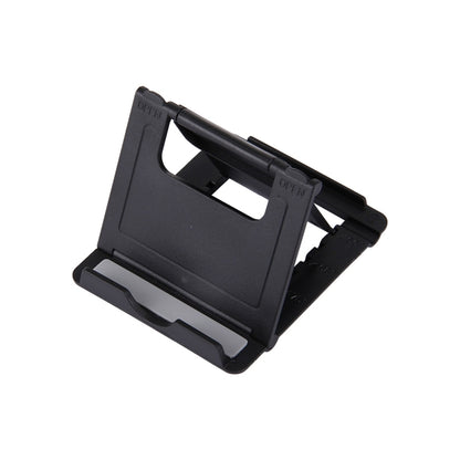 Universal Foldable Mini Phone Holder Stand, Size: 8.3 x 7.1 x 0.7 cm, For iPhone, Samsung, Huawei, Xiaomi, HTC and Other Smartphone, Tablets(Black) - Desktop Holder by PMC Jewellery | Online Shopping South Africa | PMC Jewellery