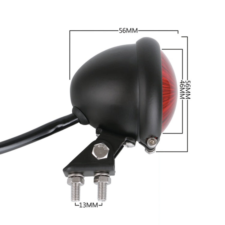 Speedpark 12V Motorcycle Modified Tail Light Brake Light for Harley(Silver+Red) - free shipping - PMC TechLife - Order now!