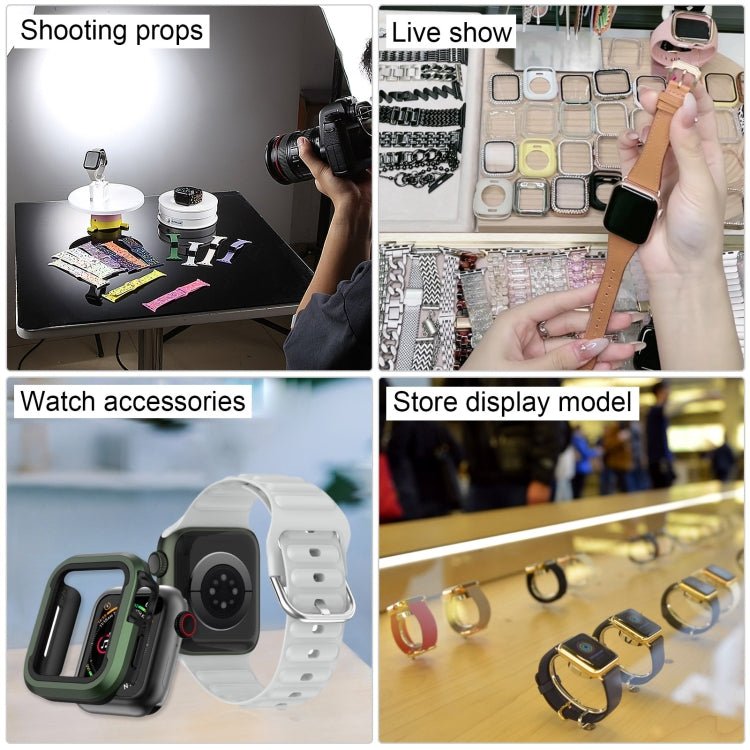 For Apple Watch Series 8 45mm Black Screen Non-Working Fake Dummy Display Model(White) - free shipping - PMC TechLife - Order now!