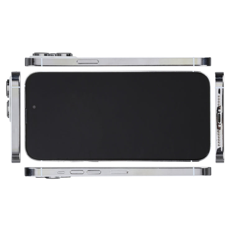For iPhone 14 Pro Max Black Screen Non-Working Fake Dummy Display Model(Silver) - For iPhone & iPad by PMC TechLife | Online Shopping South Africa | PMC TechLife