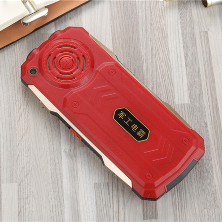 K1 Triple Proofing Elder Phone, Waterproof Shockproof Dustproof, 4800mAh Battery, 2.4 inch, 21 Keys, Bluetooth, LED Flashlight, FM, SOS, Dual SIM, Network: 2G (Red) - Others by PMC Jewellery | Online Shopping South Africa | PMC Jewellery