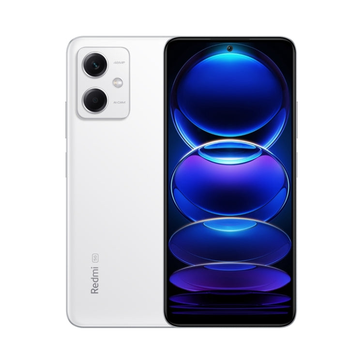 Xiaomi Redmi Note 12 5G, 48MP Camera, 6GB+128GB, Dual Back Cameras, 5000mAh Battery, Side Fingerprint Identification, 6.67 inch MIUI 13 Qualcomm Snapdragon 4 Gen1 Octa Core up to 2.0GHz, Network: 5G, Dual SIM, IR, Not Support Google Play(White) - Xiaomi Redmi by Xiaomi | Online Shopping South Africa | PMC Jewellery | Buy Now Pay Later Mobicred