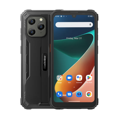 [HK Warehouse] Blackview BV5300 Pro Rugged Phone, 4GB+64GB, IP68/IP69K/MIL-STD-810H, Face Unlock, 6580mAh Battery, 6.1 inch Android 12 MTK6765 Helio G35 Octa Core up to 2.3GHz, Network: 4G, OTG, NFC, Dual SIM(Black) - Blackview by Blackview | Online Shopping South Africa | PMC Jewellery