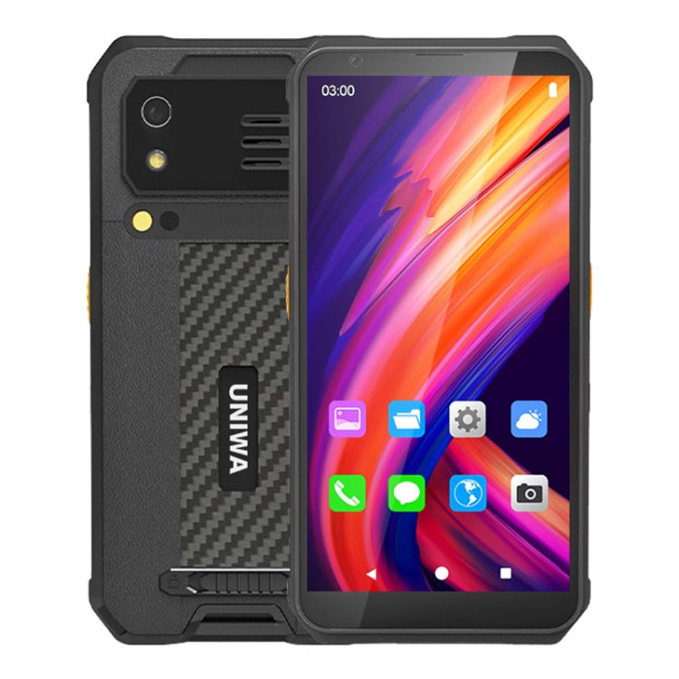 UNIWA M512 2D Scan Version Rugged Phone, 4GB+64GB, IP65 Waterproof Dustproof Shockproof, 4100mAh Battery, 5.7 inch Android 12 MTK6762 Octa Core up to 2.0GHz, Network: 4G, NFC (Black) - UNIWA by UNIWA | Online Shopping South Africa | PMC TechLife