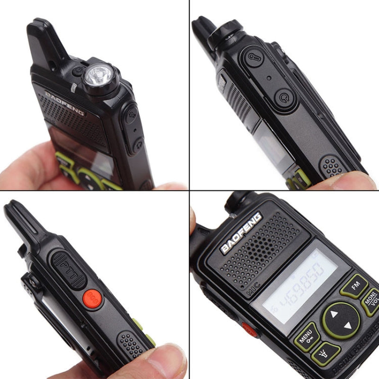 BaoFeng BF-T1 Single Band Radio Handheld Walkie Talkie, EU Plug - Handheld Walkie Talkie by BAOFENG | Online Shopping South Africa | PMC Jewellery