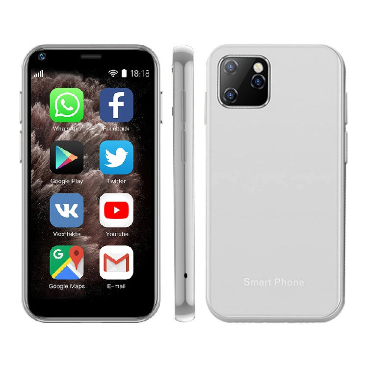 SOYES XS11, 1GB+8GB, 2.5 inch MTK6580 Quad Core up to 1.3GHz, Bluetooth, WiFi, FM, Network: 3G, Dual SIM(White) - SOYES by SOYES | Online Shopping South Africa | PMC Jewellery