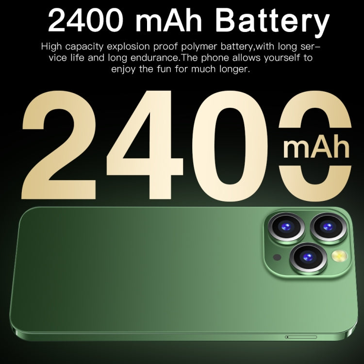 i13 Pro Max N83, 1GB+16GB, 6.1 inch Notch Screen, Face Identification, Android 6.0 Spreadtrum 7731G Quad Core, Network: 3G, Dual SIM(Blue) -  by PMC TechLife | Online Shopping South Africa | PMC TechLife | Buy Now Pay Later Mobicred