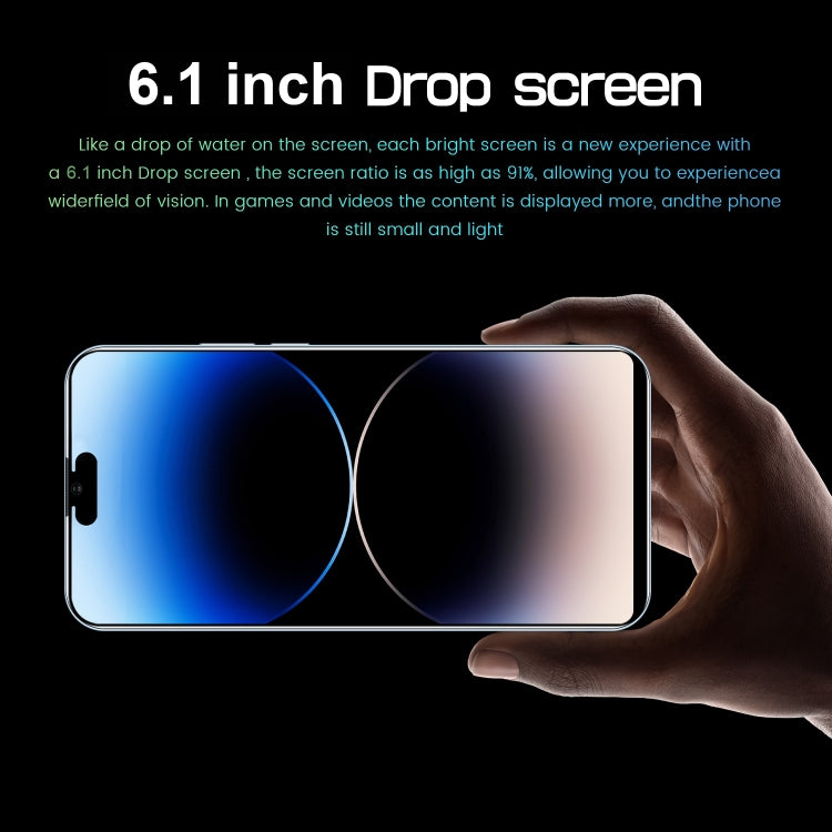 i14 Pro Max N85, 1GB+8GB, 6.1 inch Screen, Face Identification, Android 8.1 MTK6580A Quad Core, Network: 3G, Dual SIM (Gold) - free shipping - PMC TechLife - Order now!