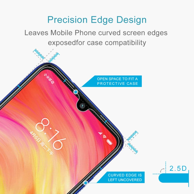 100 PCS 0.26mm 9H 2.5D Tempered Glass Film for Xiaomi Redmi Note 7 -  by PMC Jewellery | Online Shopping South Africa | PMC Jewellery