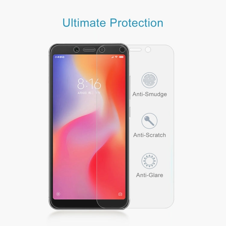 100 PCS 0.26mm 9H 2.5D Tempered Glass Film for Xiaomi Redmi 6 -  by PMC Jewellery | Online Shopping South Africa | PMC Jewellery