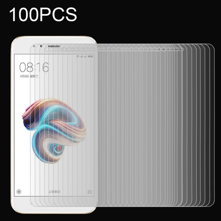 100 PCS for Xiaomi Mi 5X / A1 0.26mm 9H Surface Hardness 2.5D Explosion-proof Full Screen Tempered Glass Screen Film -  by PMC Jewellery | Online Shopping South Africa | PMC Jewellery