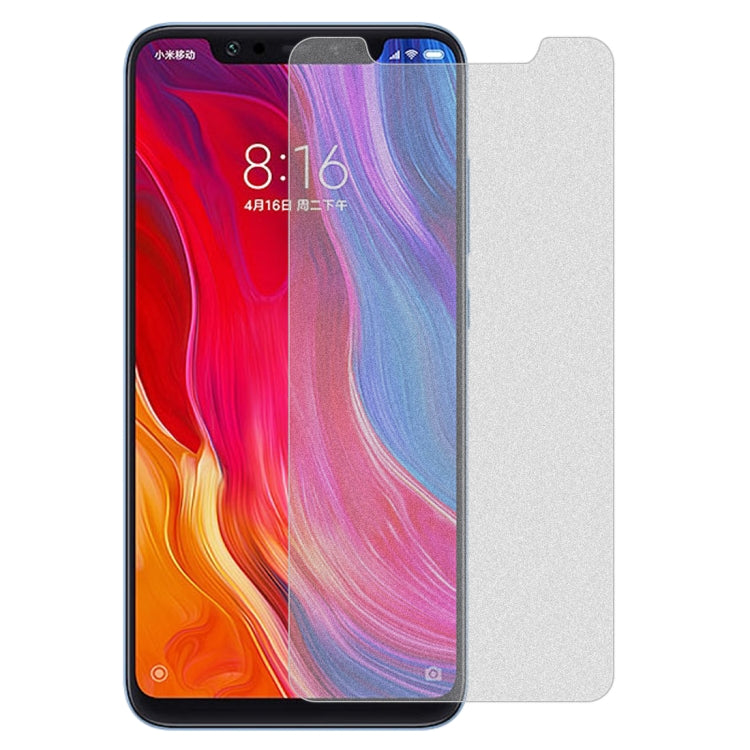 50 PCS Non-Full Matte Frosted Tempered Glass Film for Xiaomi Mi 8, No Retail Package -  by PMC Jewellery | Online Shopping South Africa | PMC Jewellery