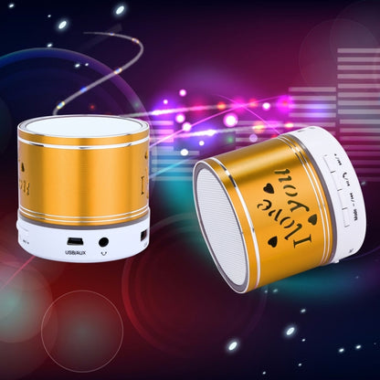 A9L Mini Portable Bluetooth Stereo Speaker with RGB LED Light, Built-in MIC, Support Hands-free Calls & TF Card & AUX(Yellow) - Mini Speaker by PMC Jewellery | Online Shopping South Africa | PMC Jewellery