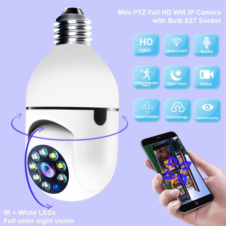 GA-C11 1080P 2MP 5G Dual Frequency Two-way Voice Intercom Bulb Camera (White) - Light Bulb Camera by PMC Jewellery | Online Shopping South Africa | PMC Jewellery