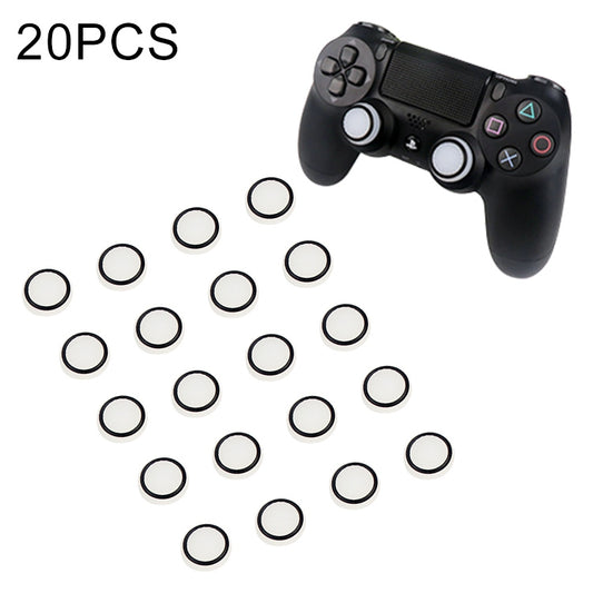 20 PCS Luminous Silicone Protective Cover for PS4 / PS3 / PS2 / XBOX360 / XBOXONE / WIIU Gamepad Joystick(Black) - Cases by PMC Jewellery | Online Shopping South Africa | PMC Jewellery