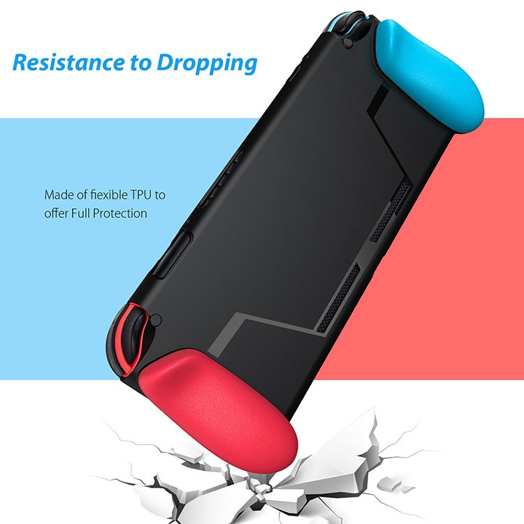 TPU Shell Handle Grip with Game Card Slot Anti-Shock Cover Silicone Case for Nintendo Switch - Cases by PMC Jewellery | Online Shopping South Africa | PMC Jewellery