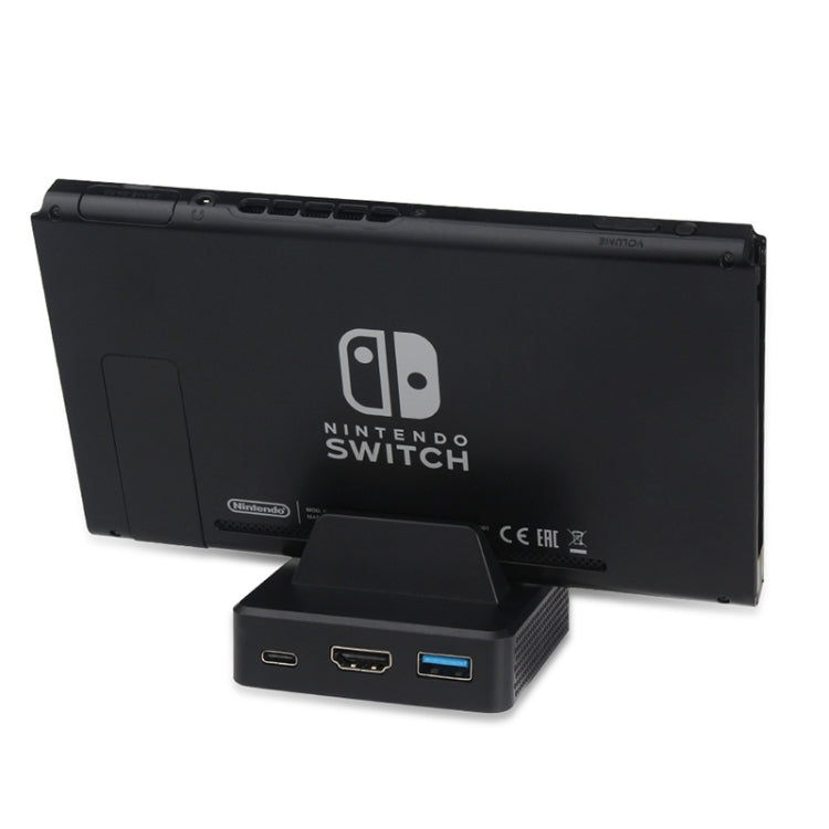Multi-function Video Base Converter Station with Holder for Switch - Charger & Power by PMC TechLife | Online Shopping South Africa | PMC TechLife | Buy Now Pay Later Mobicred