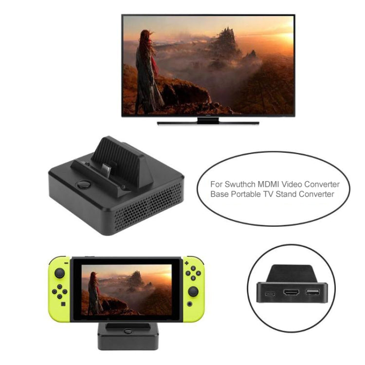 Multi-function Video Base Converter Station with Holder for Switch - Charger & Power by PMC TechLife | Online Shopping South Africa | PMC TechLife | Buy Now Pay Later Mobicred