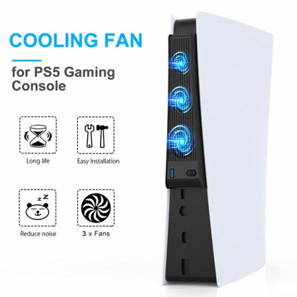 KJH P5-009 Console Cooling Fan For PS5(White) - Others by PMC Jewellery | Online Shopping South Africa | PMC Jewellery